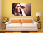 Grand canvas portrait of american indian - cod Z04